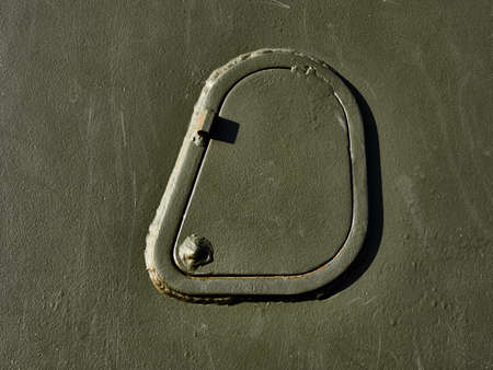 The metal texture of military equipment. Details of military equipment. Dayの写真素材