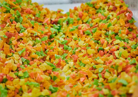 A variety of sweet candies in a store on the counter.の写真素材