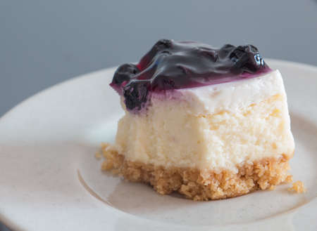 blue berry cheese cakeの写真素材
