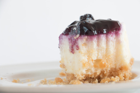 blue berry cheese cakeの写真素材