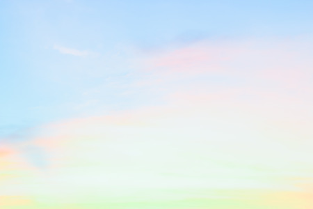 A soft cloud background with a pastel coloredの写真素材