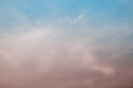 A soft cloud background with a pastel coloredの写真素材