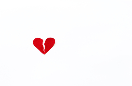 Valentine's day abstract background with cut paper heart.の写真素材