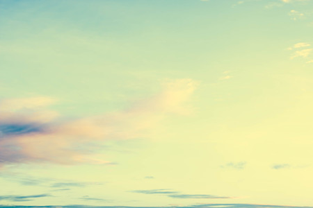 A soft sky background with a pastel coloredの写真素材
