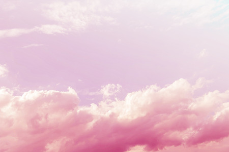 A soft sky background with a pastel coloredの写真素材