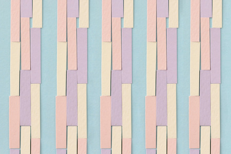 Abstract colorful paper and Creative colorful pastel with blue paper background.