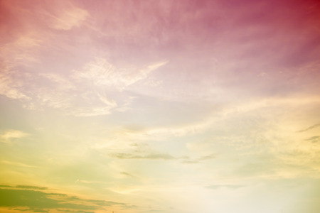 Abstract color pastel background, A soft sky with cloud background in pastel colorの写真素材