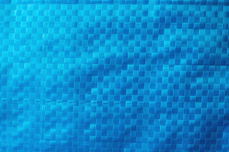 Blue fertilizer bag backgroundの写真素材