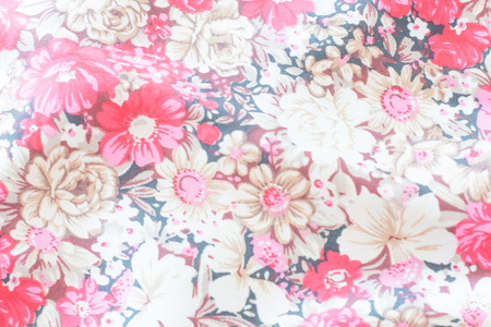 Flower pattern fabric background