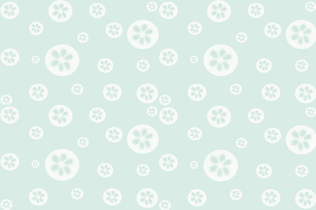Pastel flower on sweet color paper backgroundの写真素材