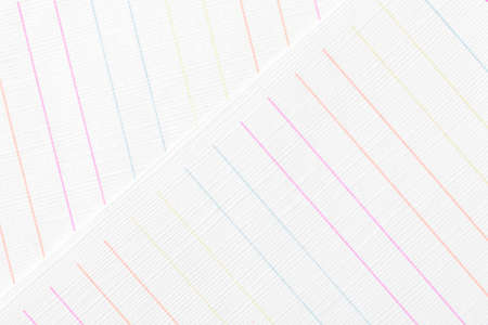 White paper with line colorful texture background.の写真素材