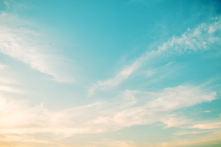 Soft cloudy is gradient pastel,Abstract sky background in sweet color.の写真素材