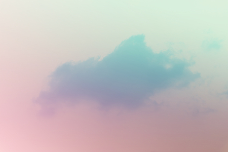 Soft cloudy is gradient pastel,Abstract sky background in sweet color.の写真素材