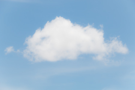 soft cloud with blue sky backgroundの写真素材