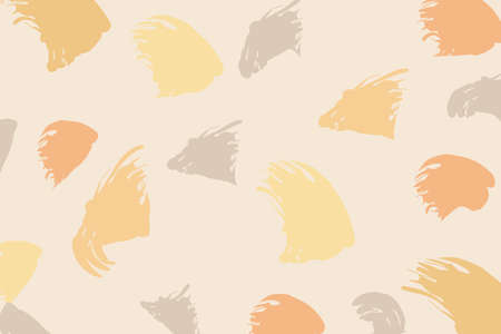 The abstract shapes with natural color are background, Contemporary styleのイラスト素材