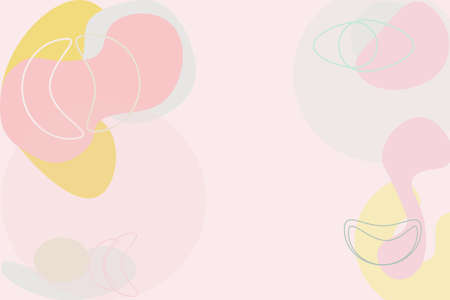 The abstract pastel color background, Contemporary styleのイラスト素材