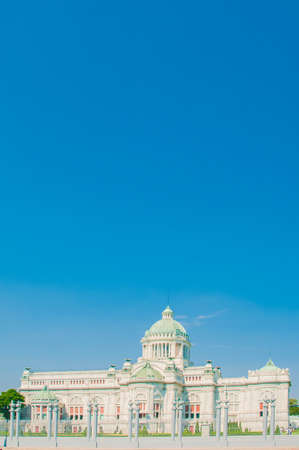 The Ananta Samakhom Throne Hall in Thai Royal Dusit Palace, Bangkok, Thailand.の写真素材
