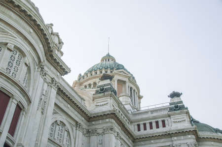 The Ananta Samakhom Throne Hall in Thai Royal Dusit Palace, Bangkok, Thailand.のeditorial素材