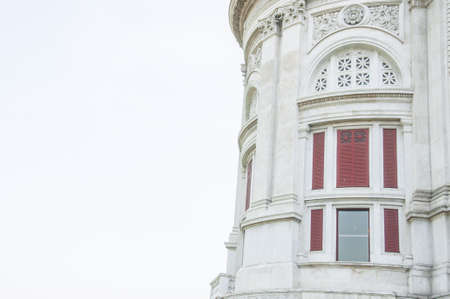 luxury windows at The Ananta Samakhom Throne Hall in Thai Royal Dusit Palace, Bangkok, Thailand.