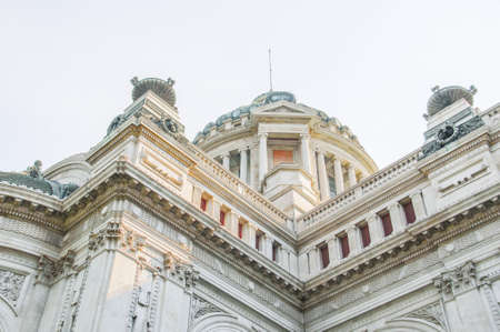 The Ananta Samakhom Throne Hall in Thai Royal Dusit Palace, Bangkok, Thailand.の写真素材