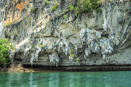 The Stalactite Cape and Seaside View.の写真素材
