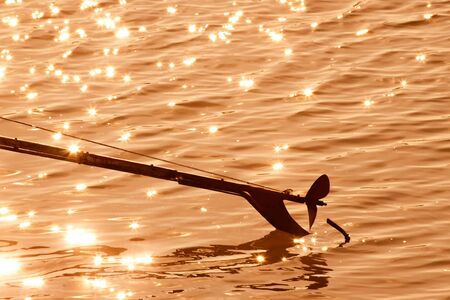 Ship rudderの写真素材