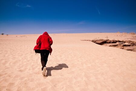 Explore the desertの写真素材