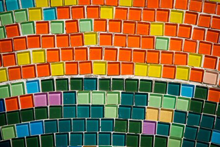Many colorful mosaicの写真素材