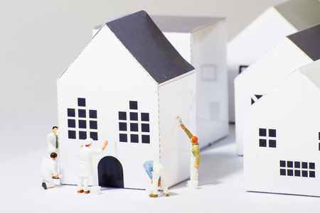 The tiny Painters Paper Cityの写真素材
