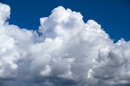 Big white cloud in the sky.