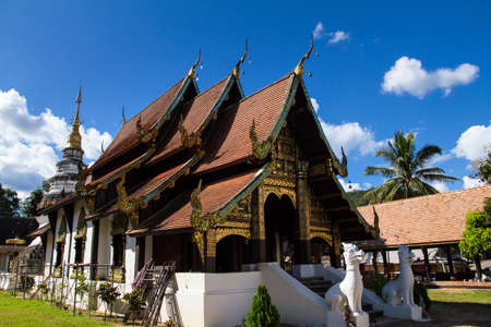 Temple in northern Thailandの写真素材