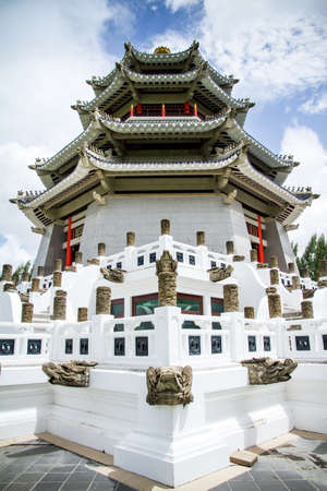 Chinese White Castle in Thailandのeditorial素材