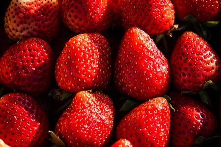 Fresh strawberry berry big delicious sweet tasteの写真素材