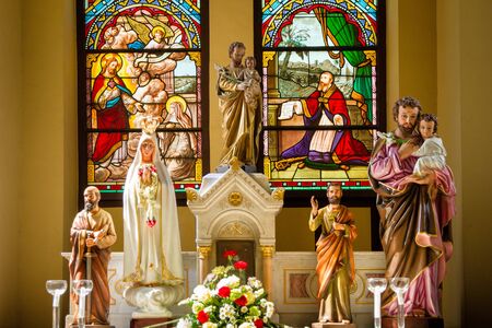 Altar in the Church of Christ.のeditorial素材