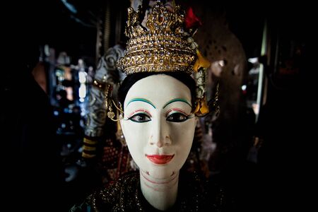 Thailand puppet heroine in literature the Ramayana.の写真素材