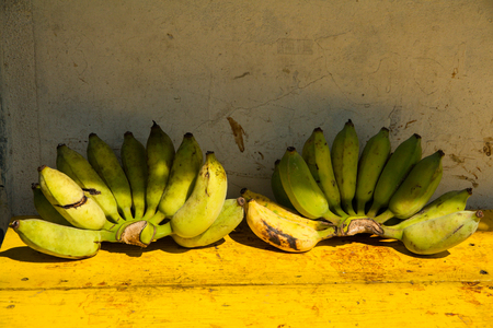 Cultivated banana ripe for eat.の写真素材