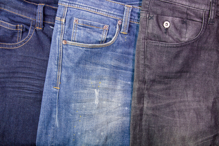 close up of jeans's pile.Background with jeans materialの写真素材