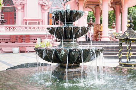 Samut Prakan, Thailand - September, 15, 2016 : The fountain in the chamber of Erawan Museum in Samut Prakan.This is an mythical elephant.のeditorial素材