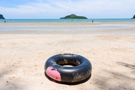 Prachuap Khiri Khan, Thailand - April, 18, 2017 : View of Baan Grood beach in Thongchai Sub district, Bangsapan District, Prachuap Khiri Khan, Thailandのeditorial素材
