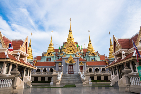 Prachuap Khiri Khan, Thailand - April, 17, 2017 : Wat Thang Sai on mountain Thongchai, The important temple in Baangrood, Prachuapkhirikhan Thailand.のeditorial素材