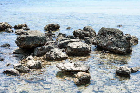 The Rocks in the seaの写真素材