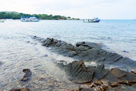 Rayong, Thailand - April, 28, 2017 : Landscape of beach Koh Samed island in Thailand,Amazing Thailand beachのeditorial素材