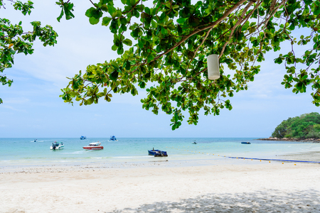 Rayong, Thailand - April, 28, 2017 : View of Vongdeuan beach at the Koh Samet island, Rayong, Thailandのeditorial素材