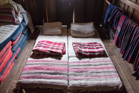 Traditional mattresses in thailandの写真素材
