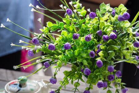 Color Plastic flower for decoration