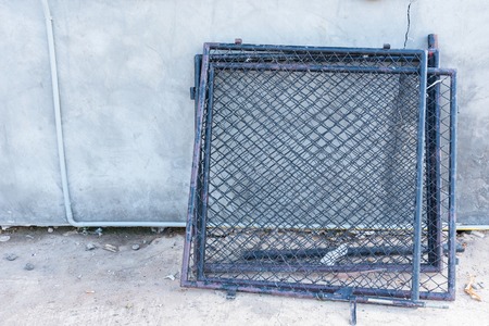 Metal  steel mesh net, textureの写真素材