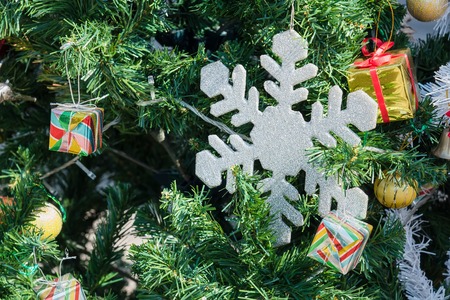 Close Up of Christmas tree decoration decoration