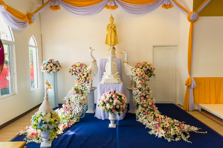 Phetchabun, Thailand - January, 21, 2018 : Golden buddha statue at Wat Pha Sorn Kaew in Phetchabun, Thailandのeditorial素材