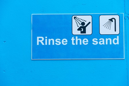 Signs on the wall.Thailandの写真素材