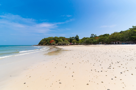 View of Vongdeuan beach at the Koh Samet island, Rayong, Thailandの写真素材